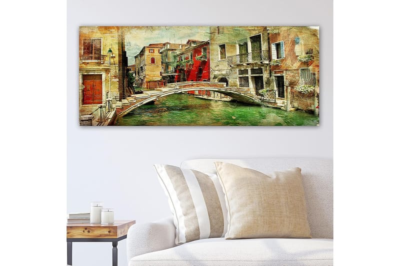 Canvasbilde YTY Cities & Countries Flerfarget - 120x50 cm - Innredning - Bilder & kunst - Lerretsbilder