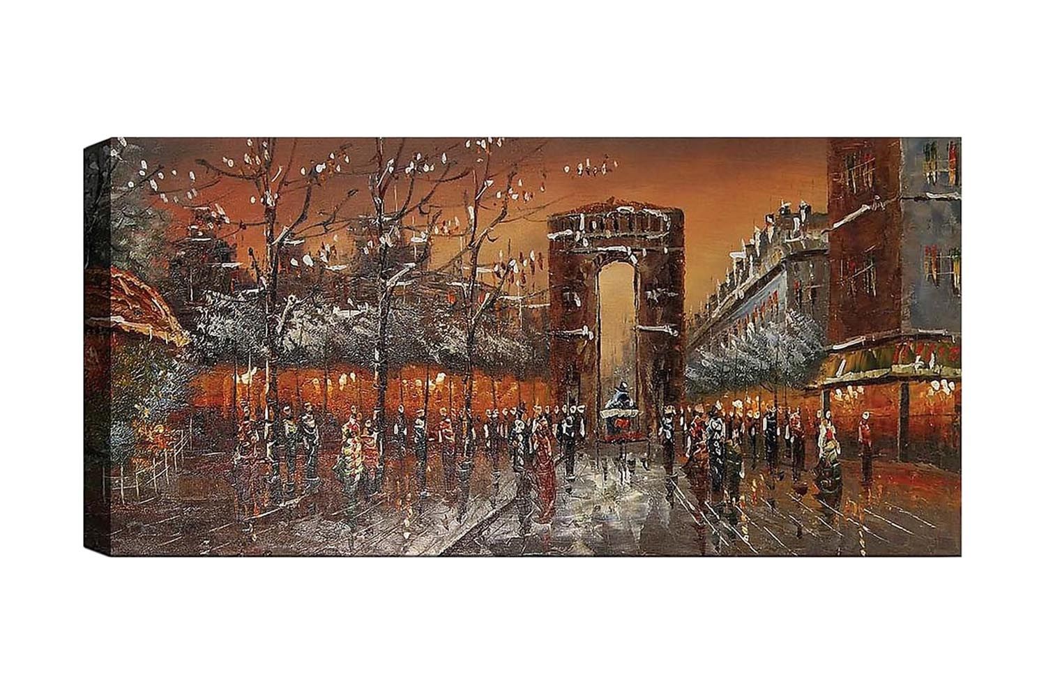 Canvasbilde YTY Cities & Countries Flerfarget - 120x50 cm - Innredning - Bilder & kunst - Lerretsbilder