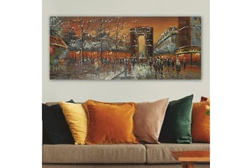Canvasbilde YTY Cities & Countries Flerfarget - 120x50 cm - Innredning - Bilder & kunst - Lerretsbilder