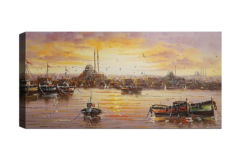 Canvasbilde YTY Cities & Countries Flerfarget - 120x50 cm - Innredning - Bilder & kunst - Lerretsbilder