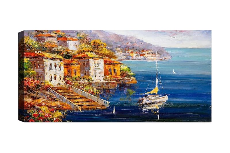 Canvasbilde YTY Cities & Countries Flerfarget - 120x50 cm - Innredning - Bilder & kunst - Lerretsbilder