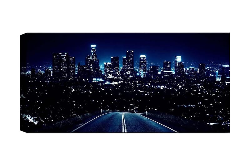 Canvasbilde YTY Cities & Countries Flerfarget - 120x50 cm - Innredning - Bilder & kunst - Lerretsbilder