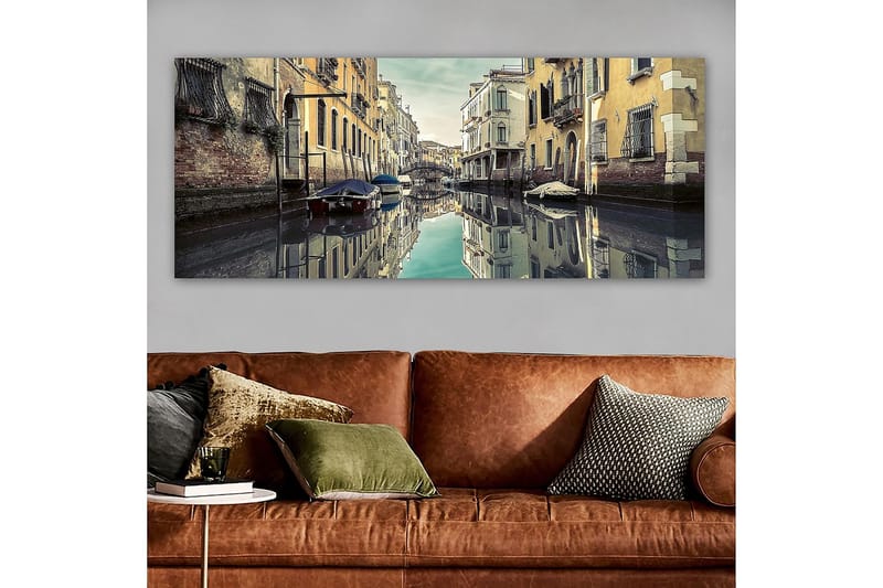 Canvasbilde YTY Cities & Countries Flerfarget - 120x50 cm - Innredning - Bilder & kunst - Lerretsbilder