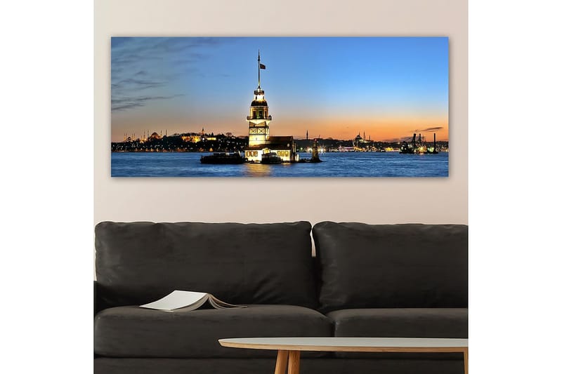 Canvasbilde YTY Cities & Countries Flerfarget - 120x50 cm - Innredning - Bilder & kunst - Lerretsbilder