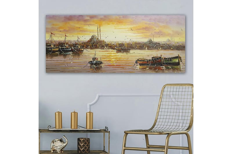 Canvasbilde YTY Cities & Countries Flerfarget - 120x50 cm - Innredning - Bilder & kunst - Lerretsbilder