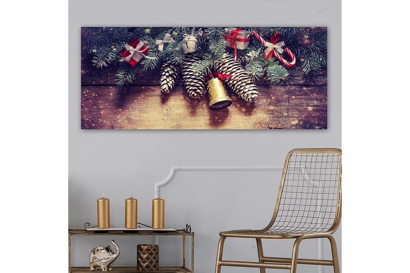 Canvasbilde YTY Floral & Botanical Flerfarget - 120x50 cm - Innredning - Bilder & kunst - Lerretsbilder