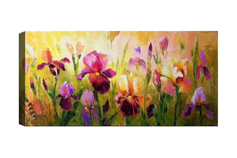 Canvasbilde YTY Floral & Botanical Flerfarget, 120x50 cm