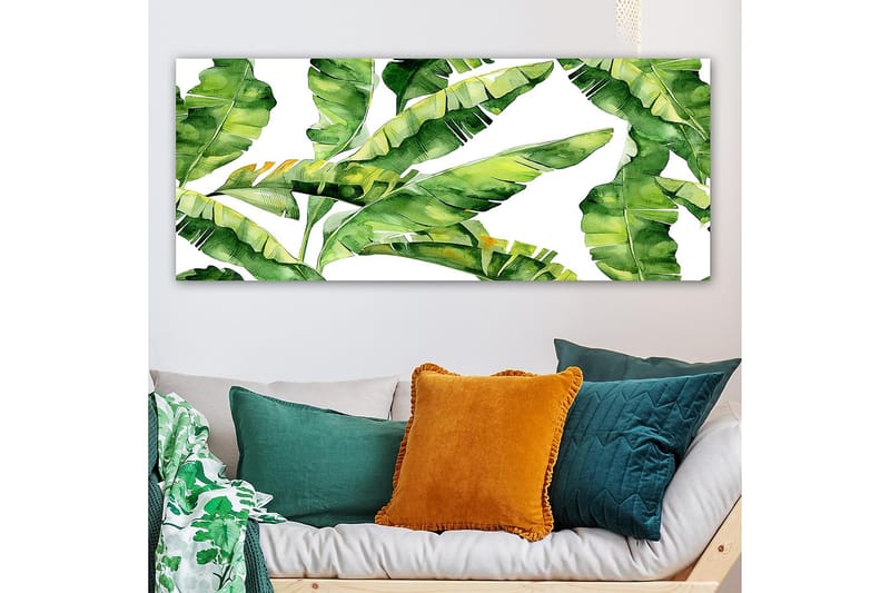 Canvasbilde YTY Floral & Botanical Flerfarget - 120x50 cm - Innredning - Bilder & kunst - Lerretsbilder