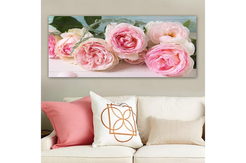 Canvasbilde YTY Floral & Botanical Flerfarget - 120x50 cm - Innredning - Bilder & kunst - Lerretsbilder