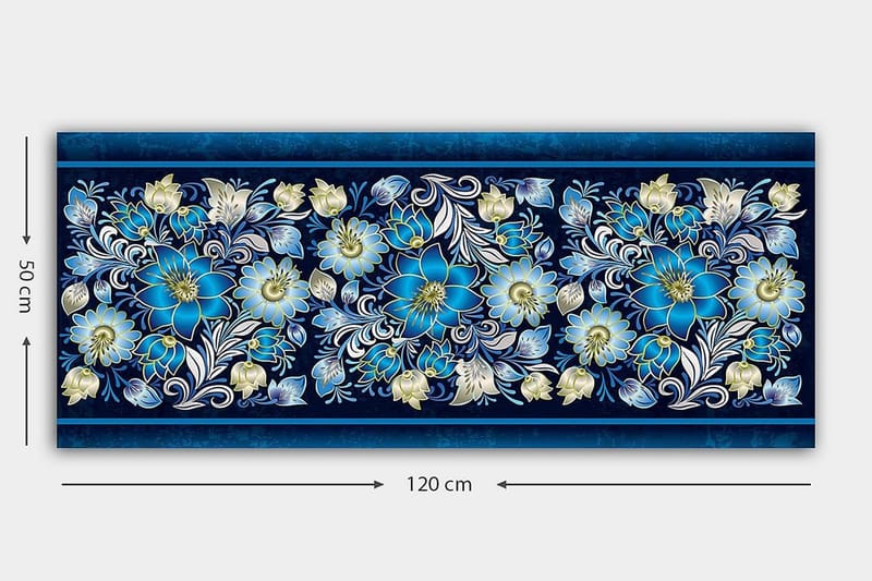 Canvasbilde YTY Floral & Botanical Flerfarget - 120x50 cm - Innredning - Bilder & kunst - Lerretsbilder