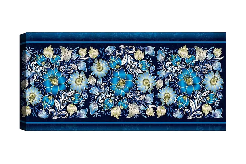 Canvasbilde YTY Floral & Botanical Flerfarget, 120x50 cm
