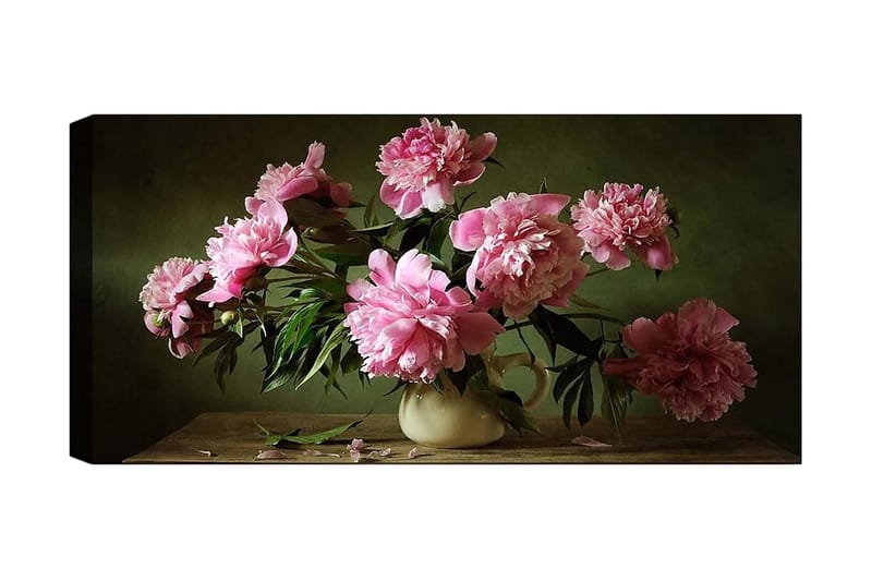Canvasbilde YTY Floral & Botanical Flerfarget - 120x50 cm - Innredning - Bilder & kunst - Lerretsbilder