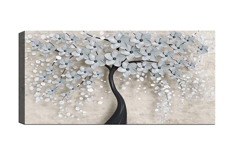 Canvasbilde YTY Floral & Botanical Flerfarget - 120x50 cm - Innredning - Bilder & kunst - Lerretsbilder