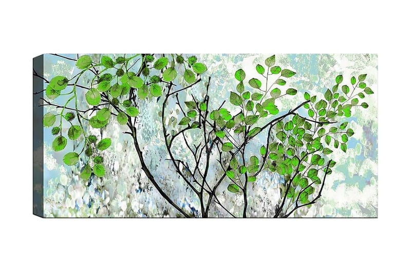 Canvasbilde YTY Floral & Botanical Flerfarget - 120x50 cm - Innredning - Bilder & kunst - Lerretsbilder