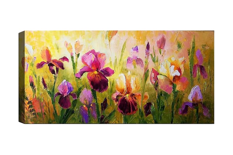 Canvasbilde YTY Floral & Botanical Flerfarget - 120x50 cm - Innredning - Bilder & kunst - Lerretsbilder