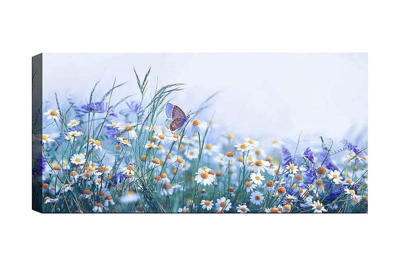 Canvasbilde YTY Floral & Botanical Flerfarget - 120x50 cm - Innredning - Bilder & kunst - Lerretsbilder
