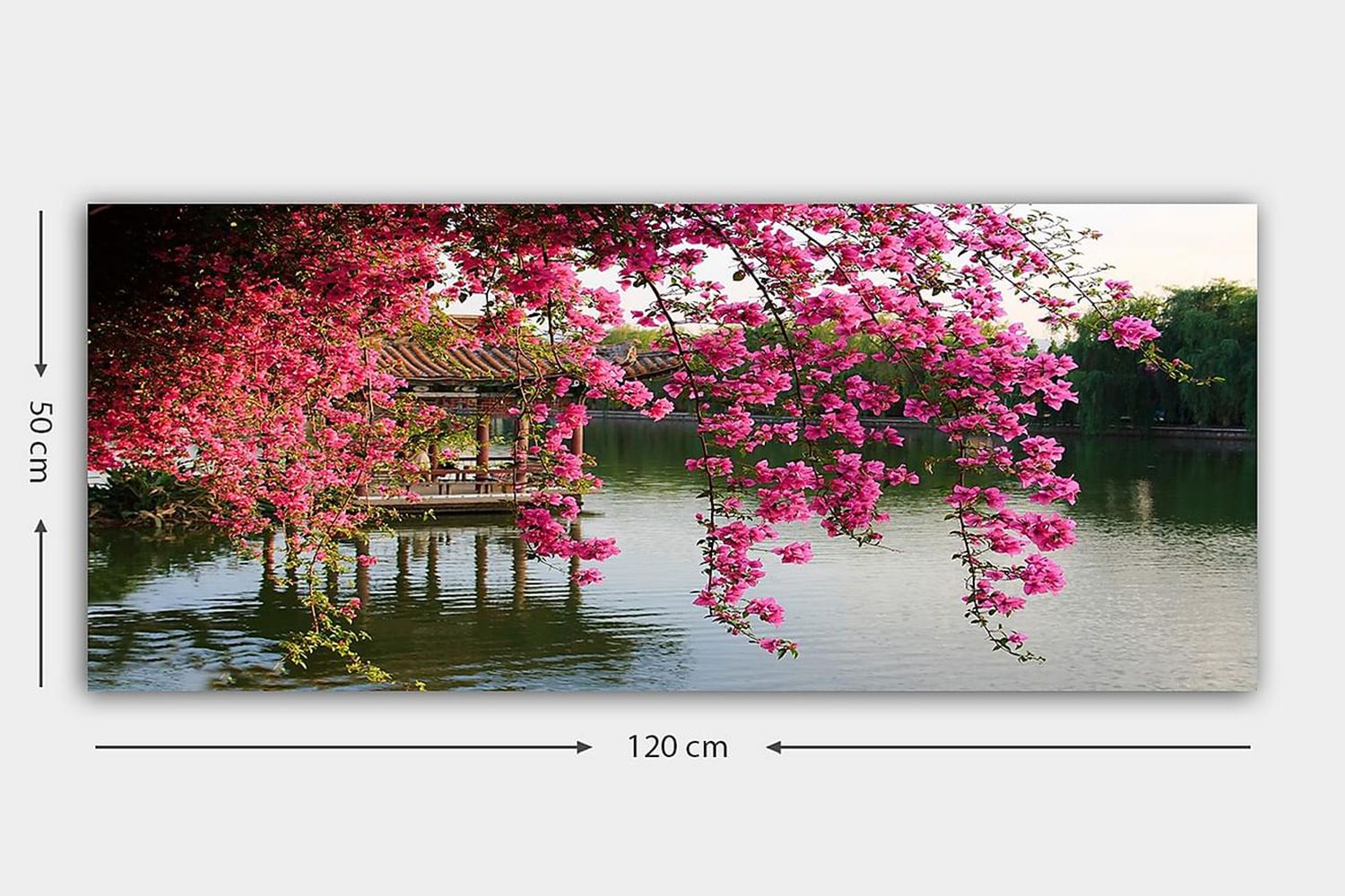 Canvasbilde YTY Floral & Botanical Flerfarget - 120x50 cm - Innredning - Bilder & kunst - Lerretsbilder
