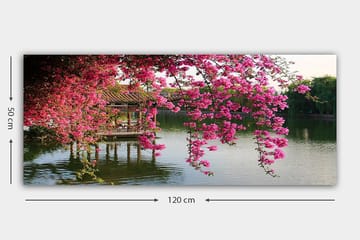 Canvasbilde YTY Floral & Botanical Flerfarget - 120x50 cm - Innredning - Bilder & kunst - Lerretsbilder