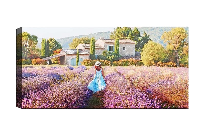 Canvasbilde YTY Floral & Botanical Flerfarget - 120x50 cm - Innredning - Bilder & kunst - Lerretsbilder