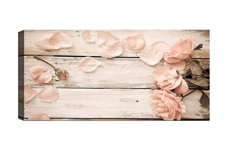 Canvasbilde YTY Floral & Botanical Flerfarget - 120x50 cm - Innredning - Bilder & kunst - Lerretsbilder