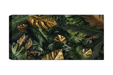 Canvasbilde YTY Floral & Botanical Flerfarget - 120x50 cm - Innredning - Bilder & kunst - Lerretsbilder