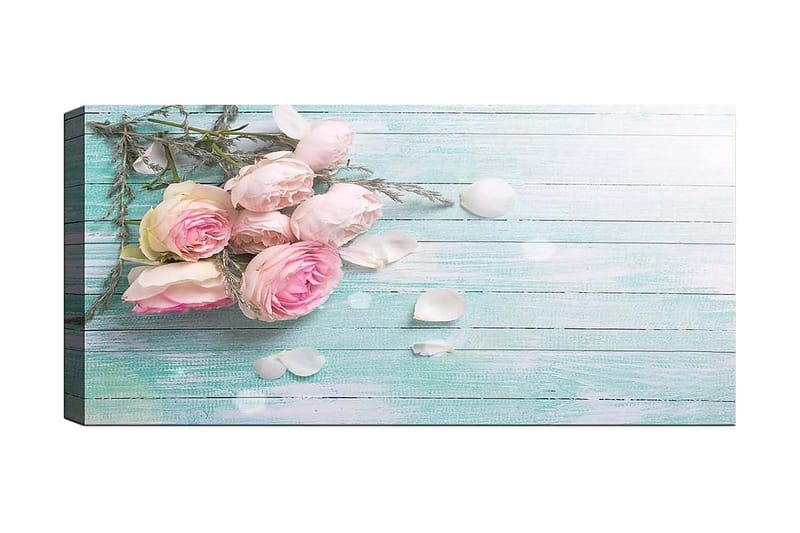 Canvasbilde YTY Floral & Botanical Flerfarget - 120x50 cm - Innredning - Bilder & kunst - Lerretsbilder