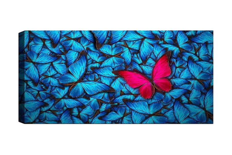 Canvasbilde YTY Floral & Botanical Flerfarget - 120x50 cm - Innredning - Bilder & kunst - Lerretsbilder
