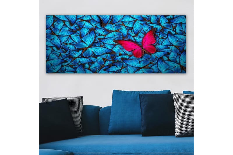 Canvasbilde YTY Floral & Botanical Flerfarget - 120x50 cm - Innredning - Bilder & kunst - Lerretsbilder