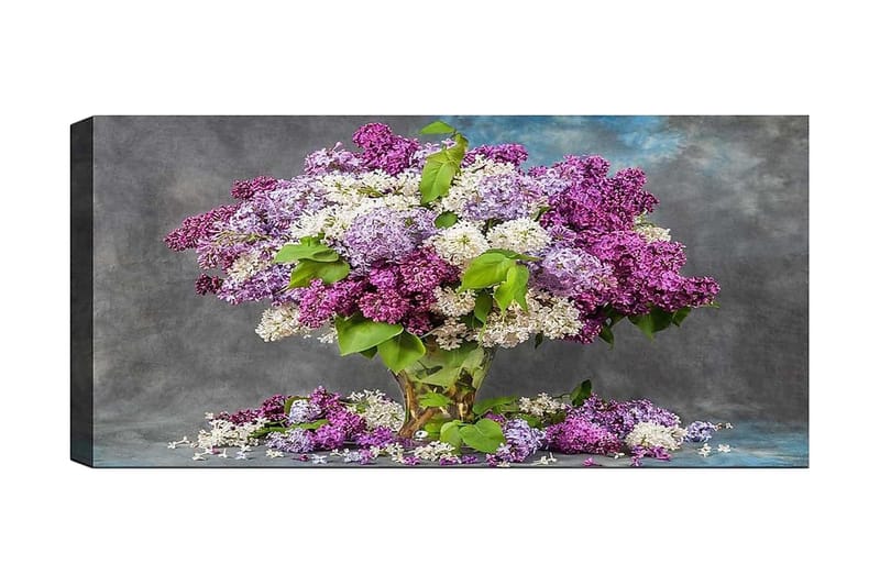 Canvasbilde YTY Floral & Botanical Flerfarget - 120x50 cm - Innredning - Bilder & kunst - Lerretsbilder