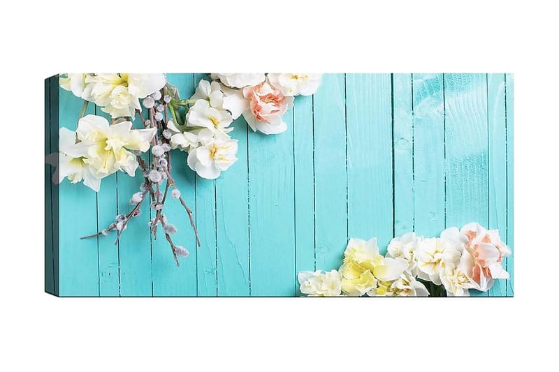 Canvasbilde YTY Floral & Botanical Flerfarget - 120x50 cm - Innredning - Bilder & kunst - Lerretsbilder