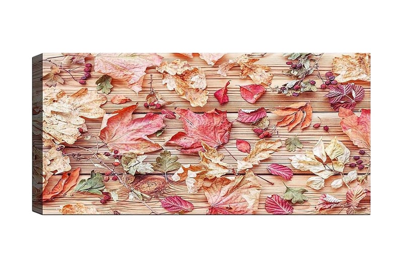 Canvasbilde YTY Floral & Botanical Flerfarget - 120x50 cm - Innredning - Bilder & kunst - Lerretsbilder