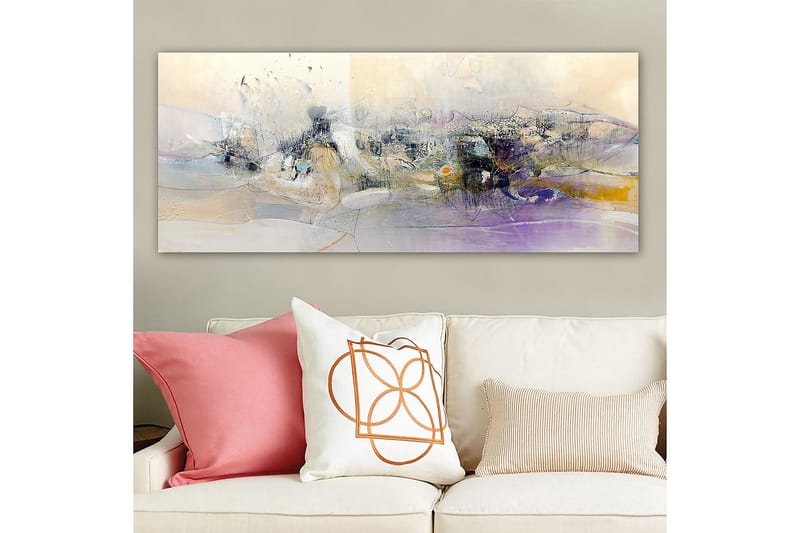 Canvasbilde YTY Floral & Botanical Flerfarget - 120x50 cm - Innredning - Bilder & kunst - Lerretsbilder