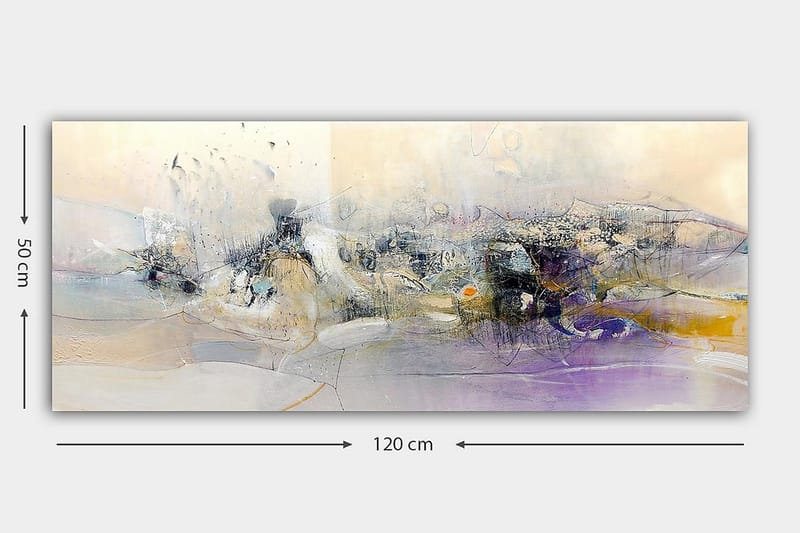 Canvasbilde YTY Floral & Botanical Flerfarget - 120x50 cm - Innredning - Bilder & kunst - Lerretsbilder
