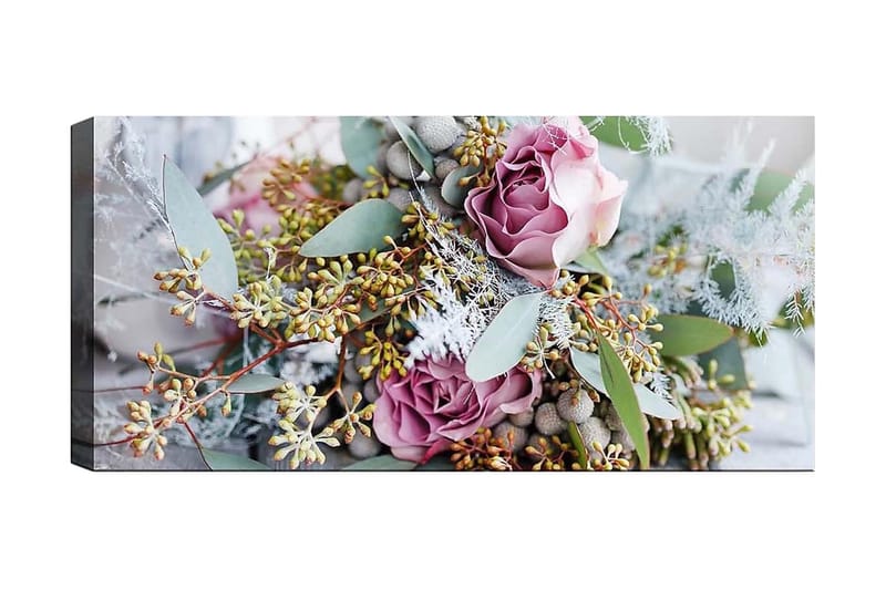 Canvasbilde YTY Floral & Botanical Flerfarget - 120x50 cm - Innredning - Bilder & kunst - Lerretsbilder
