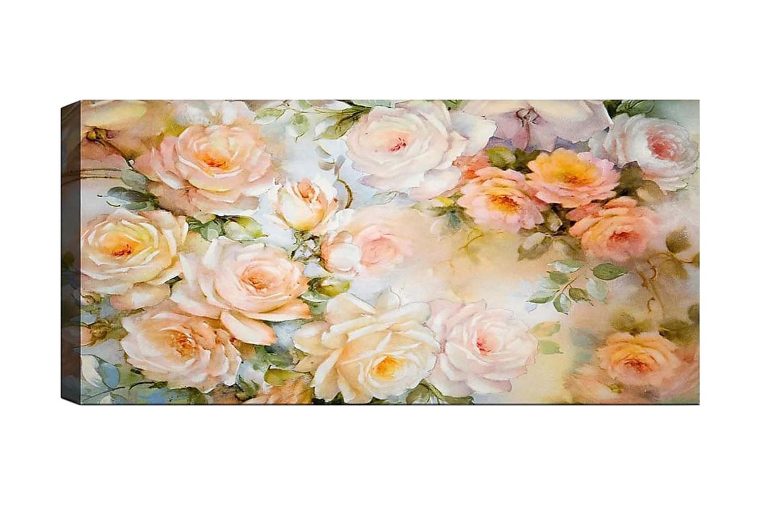 Canvasbilde YTY Floral & Botanical Flerfarget - 120x50 cm - Innredning - Bilder & kunst - Lerretsbilder