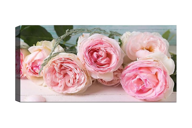 Canvasbilde YTY Floral & Botanical Flerfarget - 120x50 cm - Innredning - Bilder & kunst - Lerretsbilder