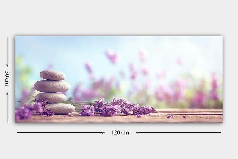 Canvasbilde YTY Floral & Botanical Flerfarget - 120x50 cm - Innredning - Bilder & kunst - Lerretsbilder