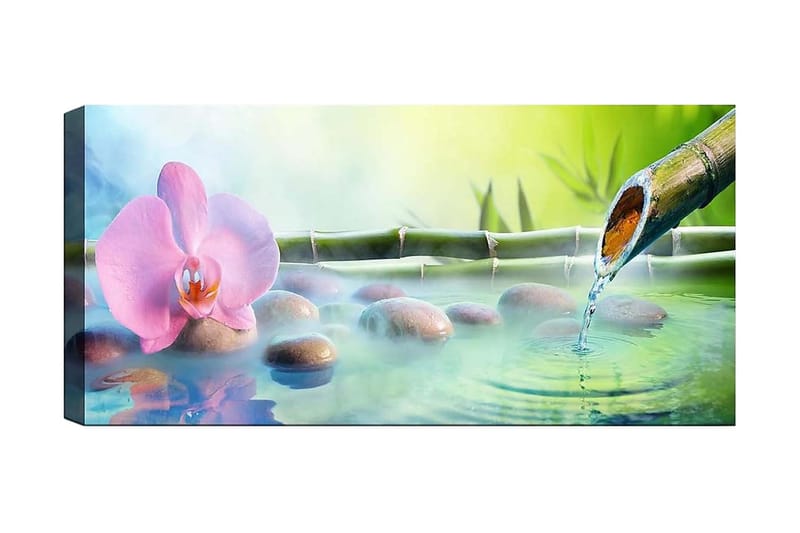 Canvasbilde YTY Floral & Botanical Flerfarget - 120x50 cm - Innredning - Bilder & kunst - Lerretsbilder