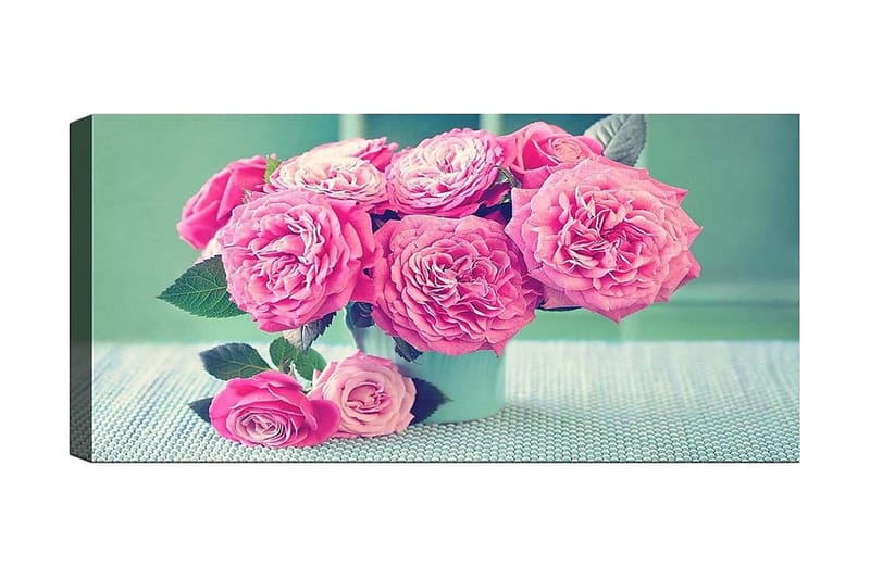 Canvasbilde YTY Floral & Botanical Flerfarget - 120x50 cm - Innredning - Bilder & kunst - Lerretsbilder