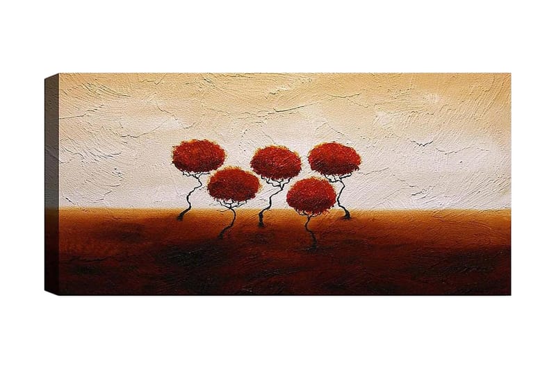 Canvasbilde YTY Floral & Botanical Flerfarget - 120x50 cm - Innredning - Bilder & kunst - Lerretsbilder