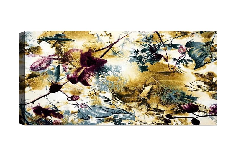 Canvasbilde YTY Floral & Botanical Flerfarget - 120x50 cm - Innredning - Bilder & kunst - Lerretsbilder
