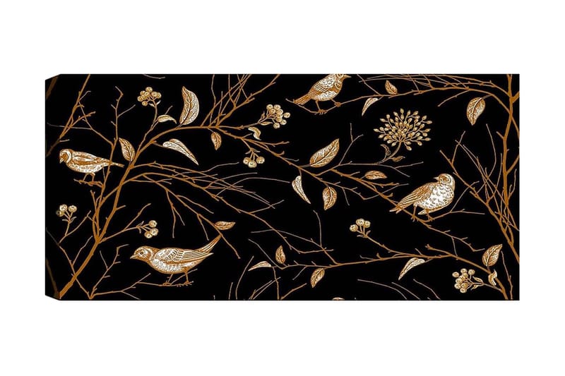 Canvasbilde YTY Floral & Botanical Flerfarget - 120x50 cm - Innredning - Bilder & kunst - Lerretsbilder