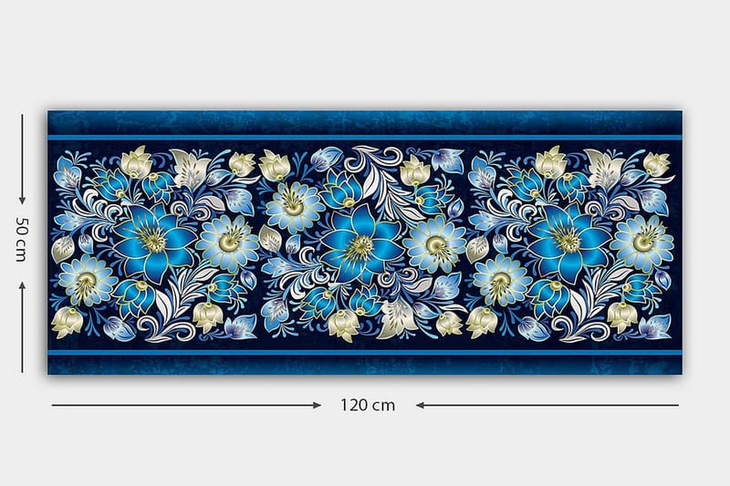 Canvasbilde YTY Floral & Botanical Flerfarget - 120x50 cm - Innredning - Bilder & kunst - Lerretsbilder
