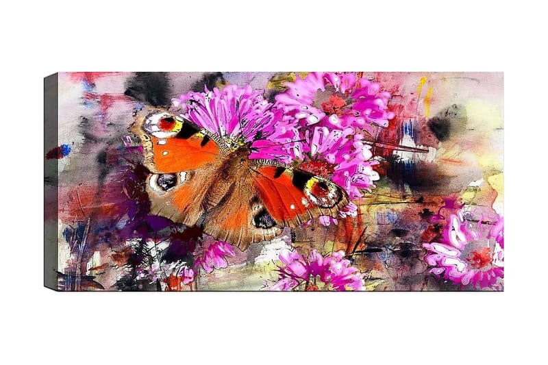 Canvasbilde YTY Floral & Botanical Flerfarget - 120x50 cm - Innredning - Bilder & kunst - Lerretsbilder