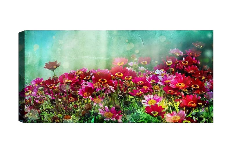 Canvasbilde YTY Floral & Botanical Flerfarget, 120x50 cm