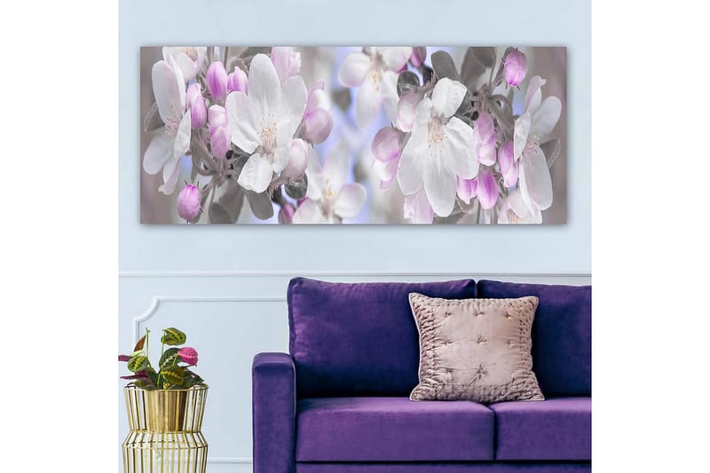 Canvasbilde YTY Floral & Botanical Flerfarget - 120x50 cm - Innredning - Bilder & kunst - Lerretsbilder