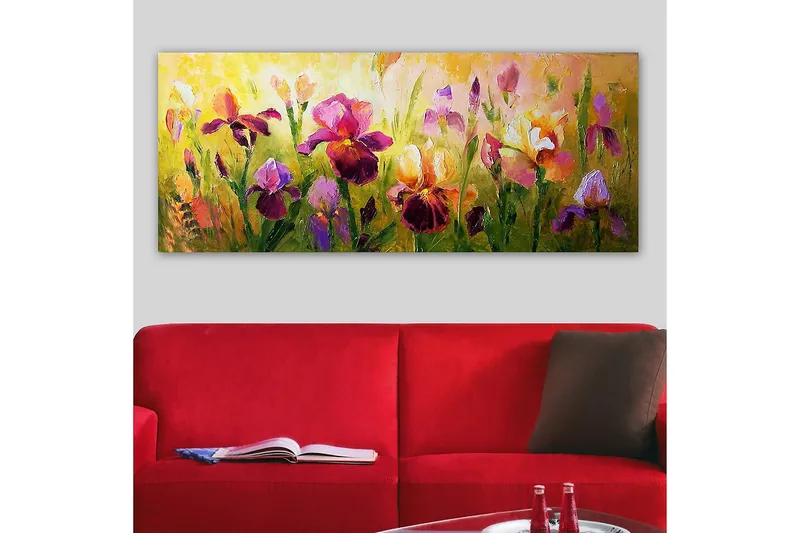 Canvasbilde YTY Floral & Botanical Flerfarget - 120x50 cm - Innredning - Bilder & kunst - Lerretsbilder