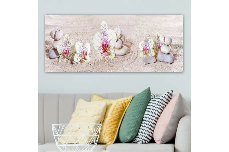 Canvasbilde YTY Floral & Botanical Flerfarget - 120x50 cm - Innredning - Bilder & kunst - Lerretsbilder