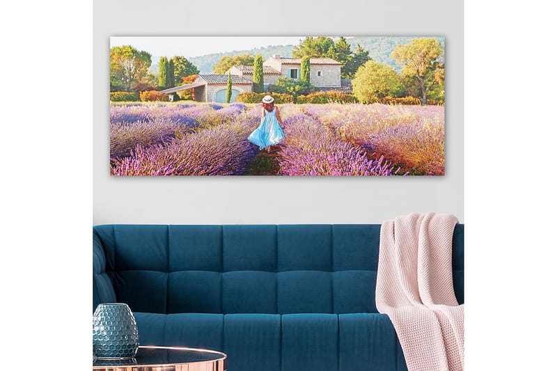 Canvasbilde YTY Floral & Botanical Flerfarget - 120x50 cm - Innredning - Bilder & kunst - Lerretsbilder