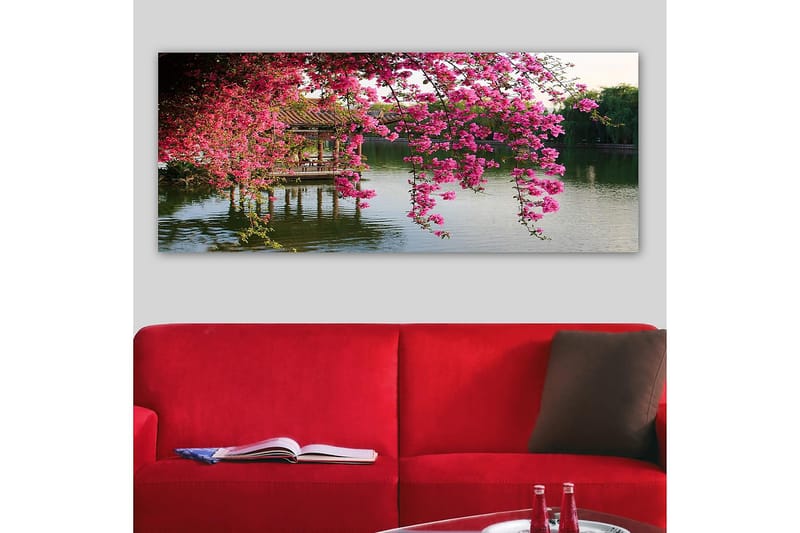 Canvasbilde YTY Floral & Botanical Flerfarget - 120x50 cm - Innredning - Bilder & kunst - Lerretsbilder